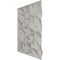 Ekena Millwork 19 5/8in. W x 19 5/8in. H Leto EnduraWall Decorative 3D Wall Panel Covers 2.67 Sq. Ft. WP20X20LTECE - alternate 2